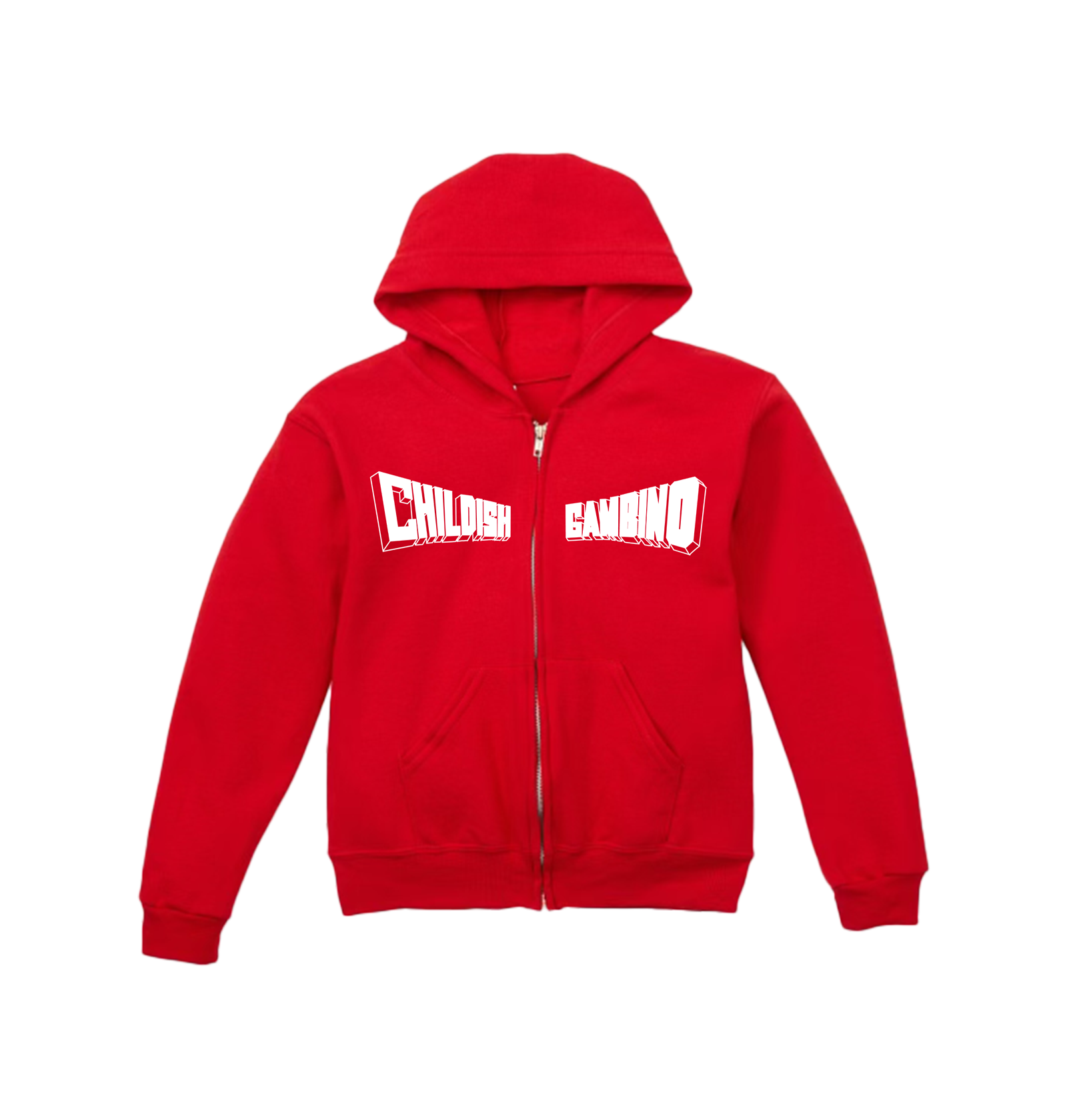 Red Gambino Zip Up