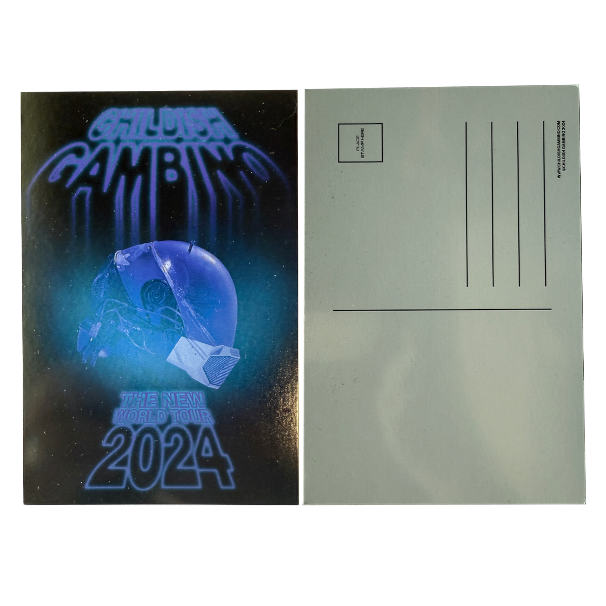 The New World Tour 2024 Postcard